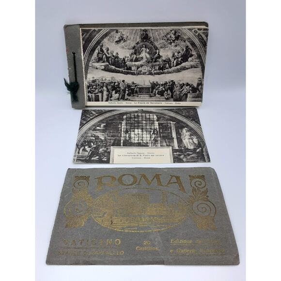 1900's 20 pc. Roma Vaticano Vatican Museum Gallery Pontificie Rare‎ Postcards